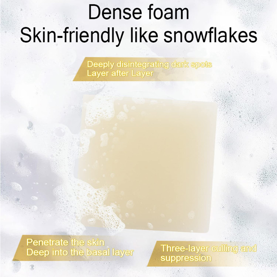 Aichun Beauty Essence Soap Natural Rice Extract Hydrate Deep Cleaning Detox Exfoliation Remove Black Head Resist Acnes Reduce Acne Scars Repair Damage 100G/3.38Fl.Oz