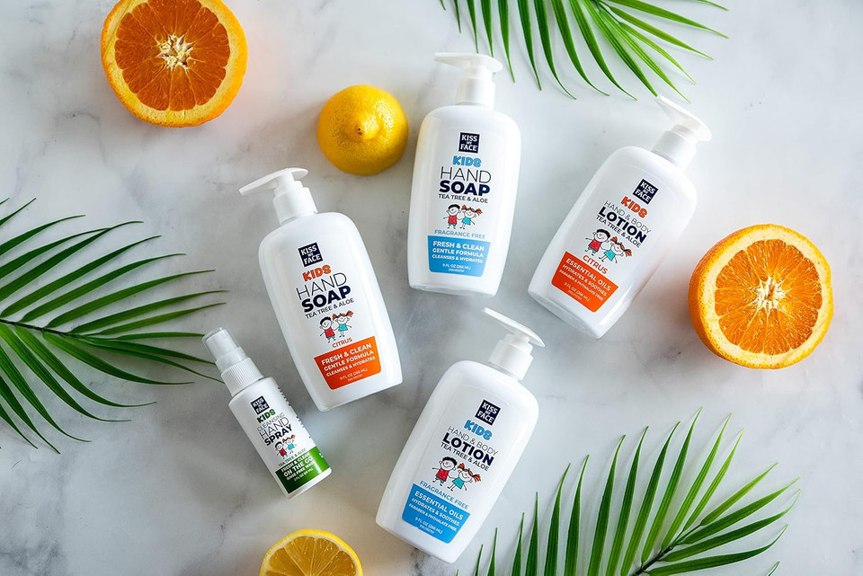 Kiss My Face Kids Hand Soap, Fragrance-Free, Cleanse And Hydrate Skin, Vegan & Cruelty-Free, Easy To Use Hand Soap Pump, Suitable For Sensitive Skin, 9 Fl Oz Bottle