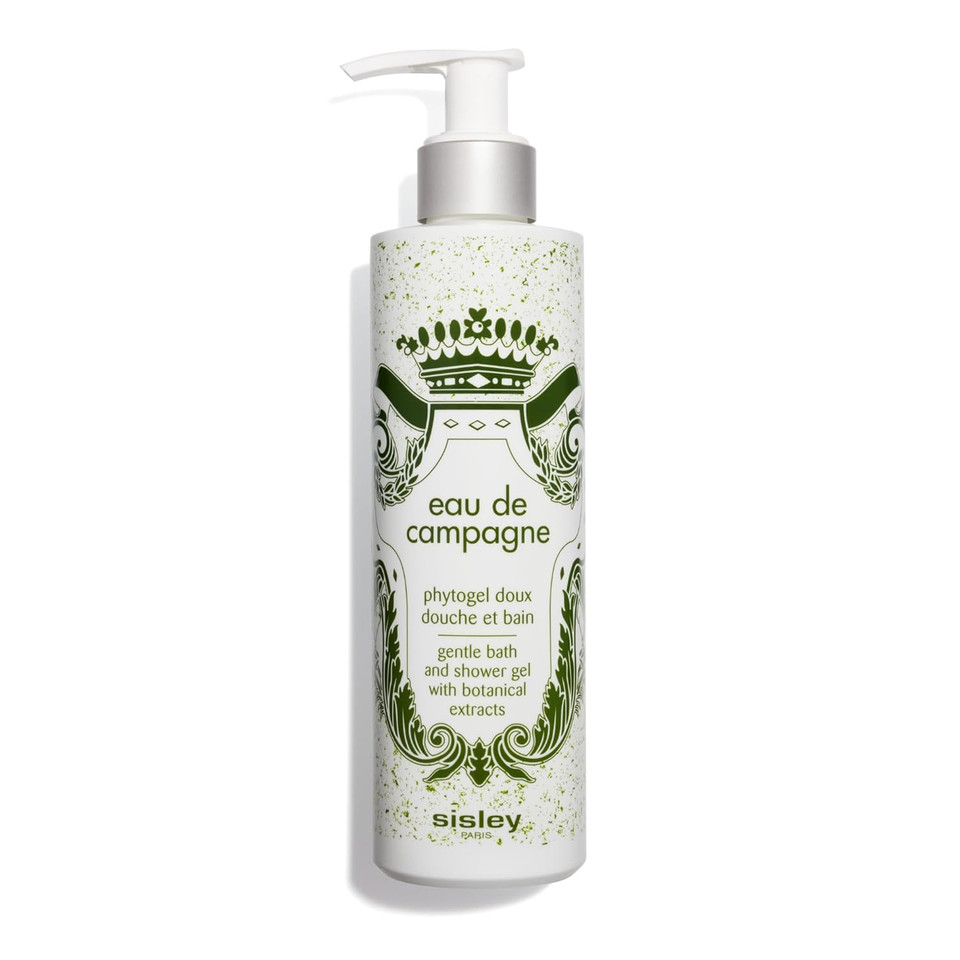 Sisley Paris Eau De Campagne Bath And Shower Gel - 250 Ml - Gentle, Creamy, Foaming Body Cleanser With Botanical Extracts