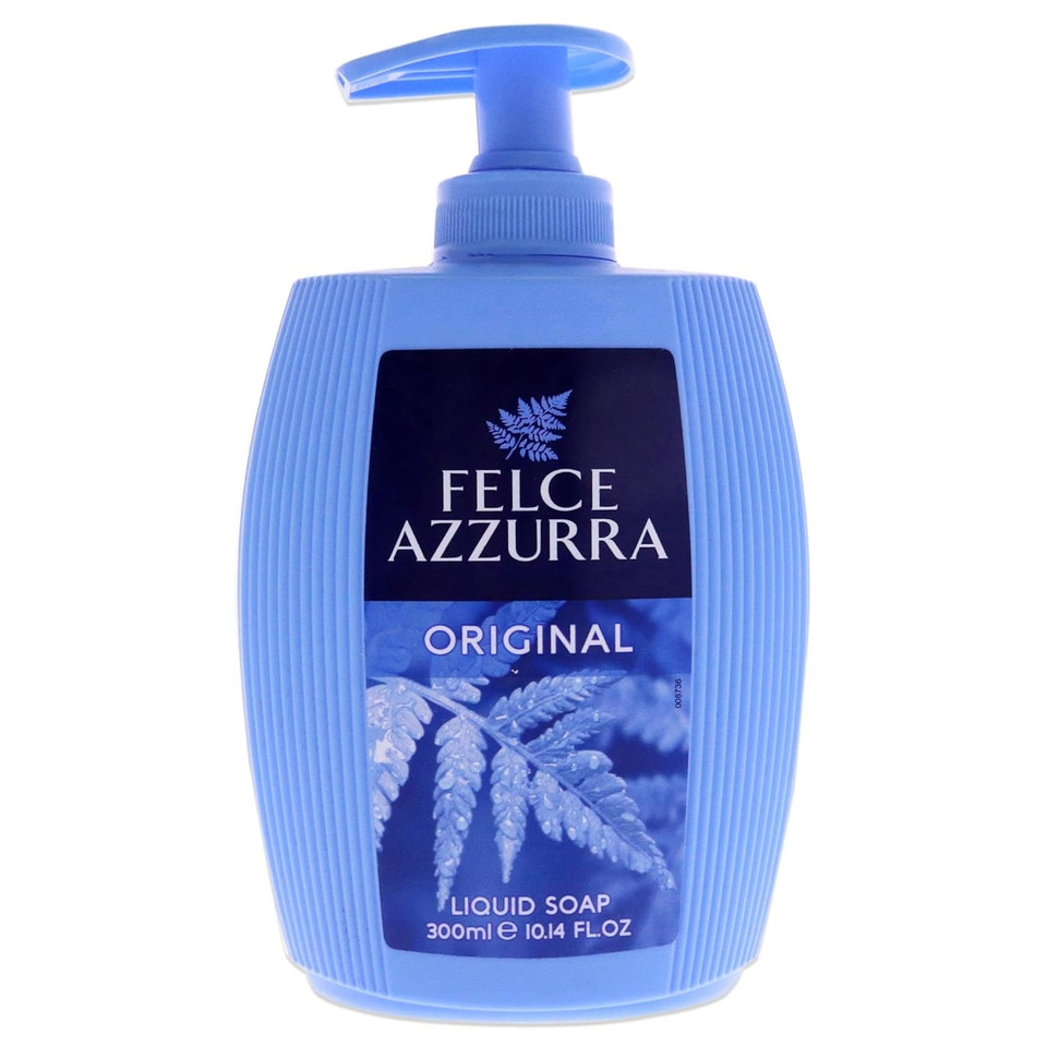 Felce Azzurra Original - The Timeless Essence Liquid Soap - Exclusive And Moisturising Formula - Gently Cleanses Skin - Respects Its Natural Balance - Makes It Suitable For Hands And Face - 10.14 Oz