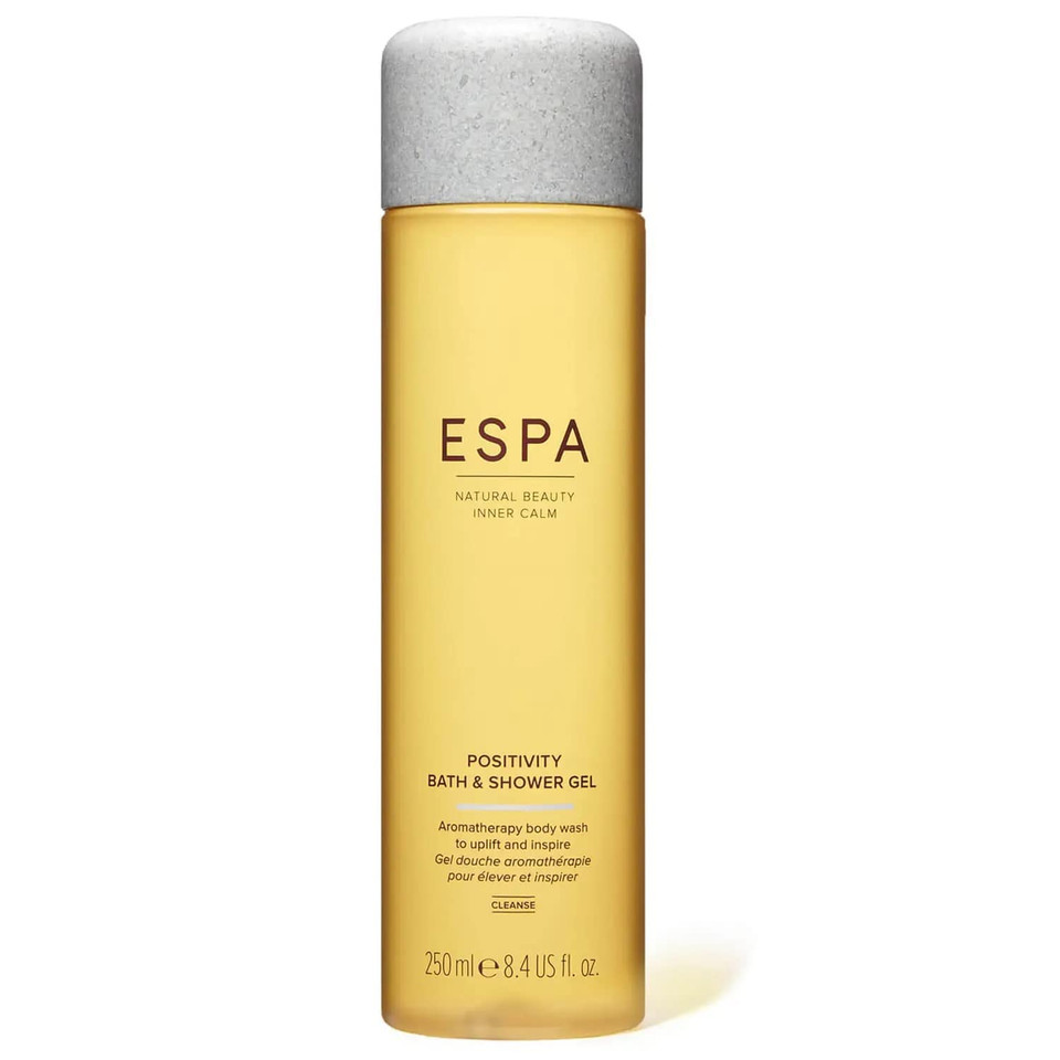 Espa | Positivity Bath & Shower Gel | 250Ml | Jasmine, Gardenia & Rose Geranium | Vegan