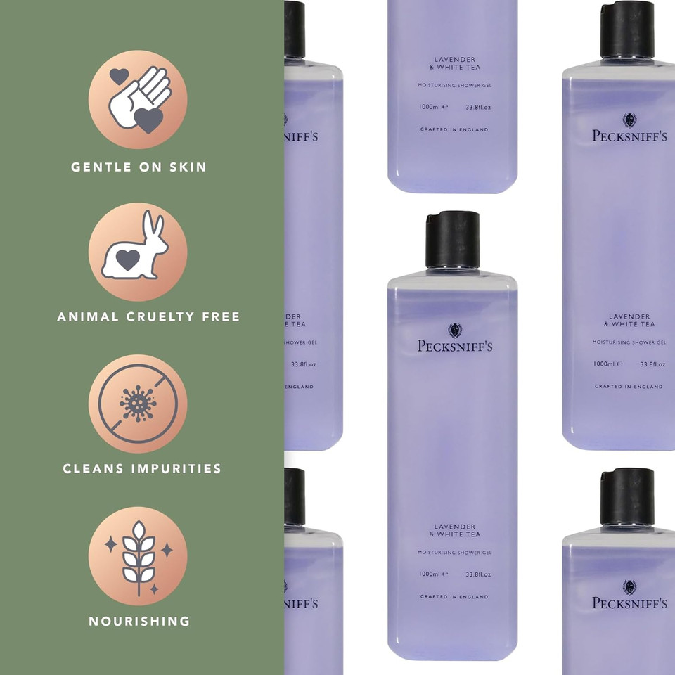 Pecksniff'S Individual 3-In-1 Cleansing Gel | 1L/1000 Ml/33.81 Fl Oz