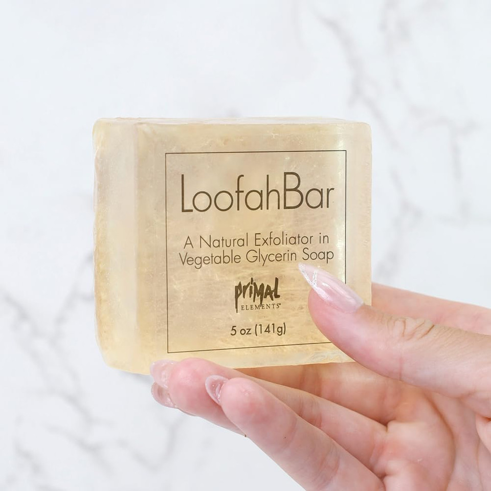 Primal Elements Tahitian Vanilla Loofah Bar Soap, 5 Ounce