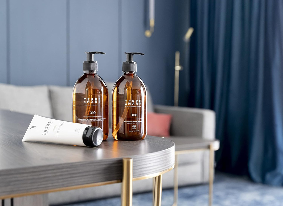 Terre De Mars Reddition Body Cleanser, Certified Organic, Low Foaming And Moisturizing Body Wash For Men And Women, All Skin Types, Made In France, Vegan And Cruelty Free (2.64 Fl Oz)