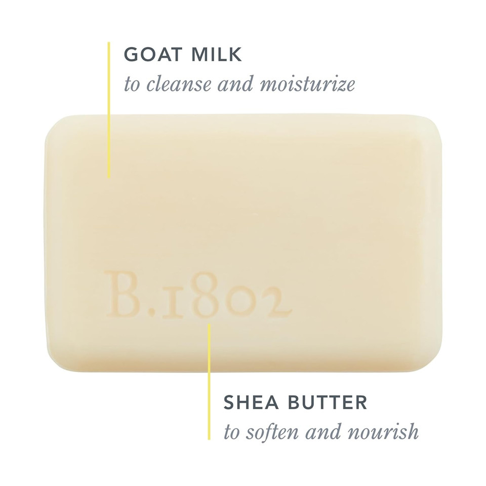 Beekman 1802 Glacial Mint & Eucalyptus Goat Milk Soap - Scented - 9 Oz - Cleanses, Nourishes & Hydrates - Certified Microbiome Friendly - No Irritation - Good For Sensitive Skin