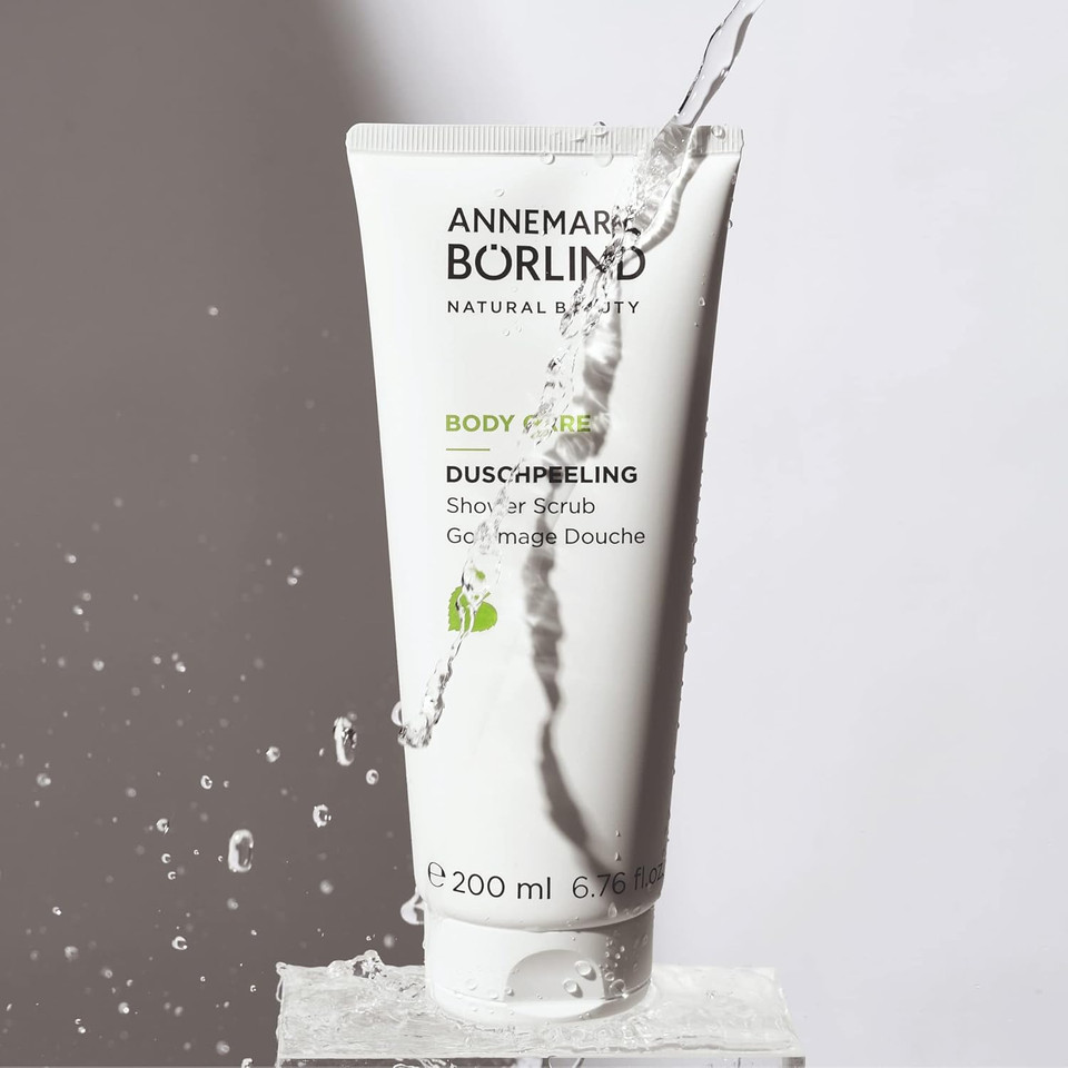 Annemarie Börlind - Body Care Shower Scrub, Smoothing, Regulating & Nourishing Skin Care, With Organic Bamboo Extract & Aloe Vera, Vegan, 6.76 Fl. Oz