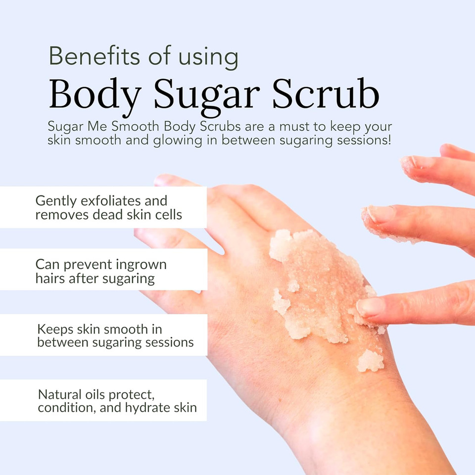 Sugar Me Smooth Body Sugar Scrub (Fresh Lime) Ultra Hydrating And Exfoliating Scrub For Nourishing Essential Body Care Body Scrub Womens Scrubs