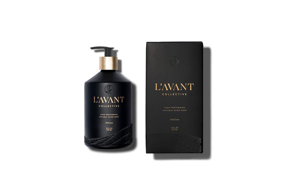 Lavant Collective | Plant Based Dish Soap Liquid | Natural Cleaning Supplies & High Performing Dish Detergent | Formula For Sensitive Skin, Grease Removal, & Everyday Cleaning | Reusable Glass Bottle