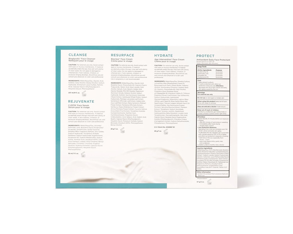 Jan Marini Skin Research Skin Care Management System - Face Care Products With Tinted Daily Spf 33 Sunscreen - Face Kit With Bioglycolic Face Cleanser - Normal/Combo