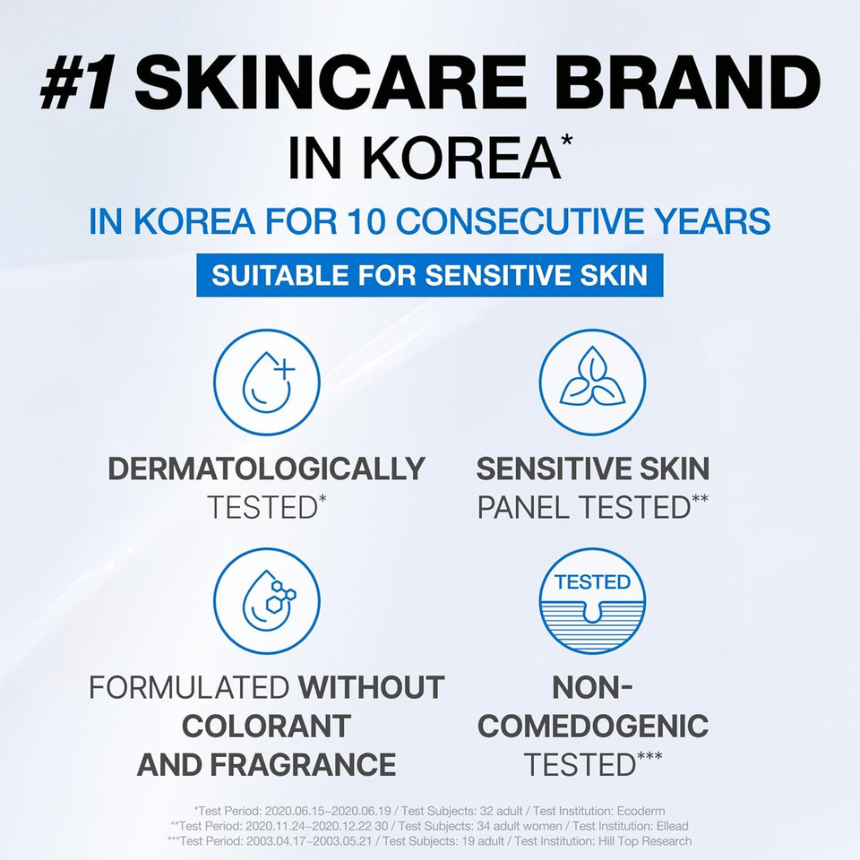 Physiogel Face And Body Lotion, Korean Skin Care, Provides 72 Hrs Of Hydration For Dry Sensitive Skin, Fragrance-Free, Non-Comedogenic, Dermatologist-Tested, Ceramide, Squalane