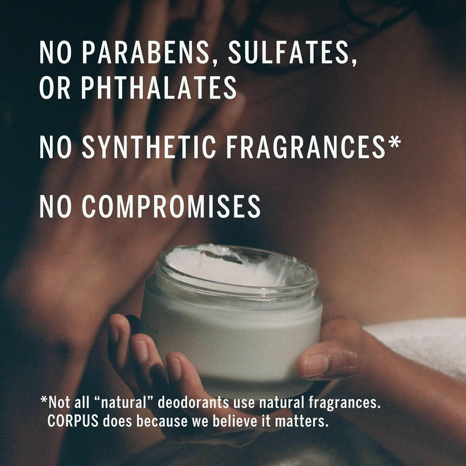 Corpus - Nº Green Body Butter | Ultra-Rich Body Cream, Whipped Texture Melts Into Skin | Luxurious Non-Greasy Hydrating Plant-Based Formula With Tremella Mushroom & Vegan Squalane (60 Ml / 2 Fl Oz)