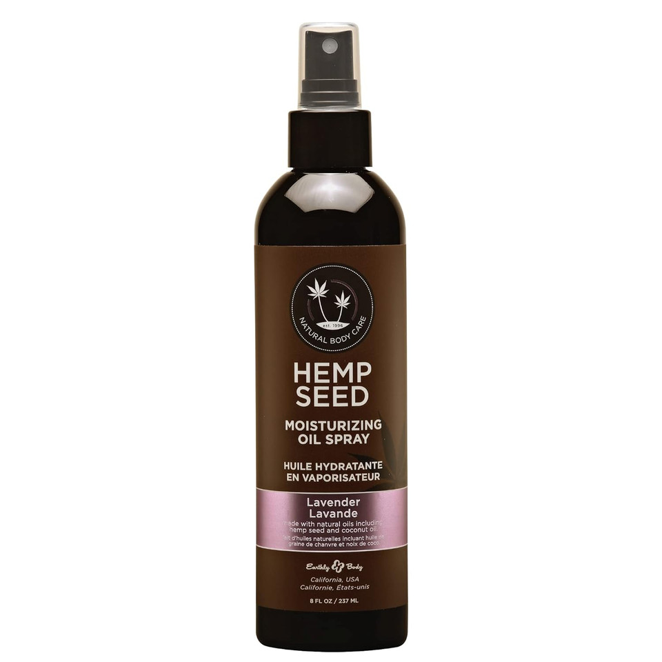 Hemp Seed Moisturizing Oil Spray - 8 Oz - Smooth, Moisturize & Protect Skin - With Vitamin E + Hemp Seed, Coconut & Avocado Oils - Vegan, Cruelty Free