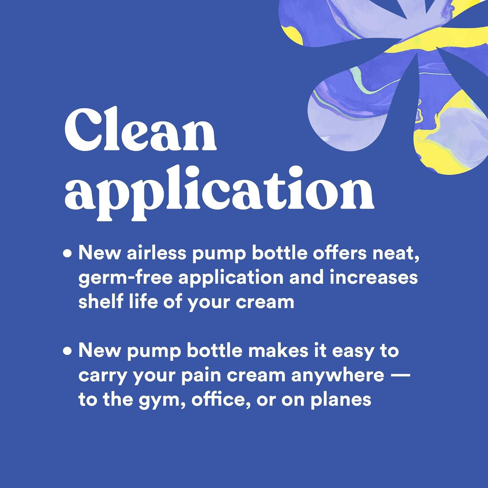 Asutra Relief Cream With Magnesium, 3.38 Oz - Cooling Sensation, Temporary Relief From Muscle Discomfort And Soreness, Shea Butter & Almond Oil, Magnesium, 10% Menthol, And Arnica Montana