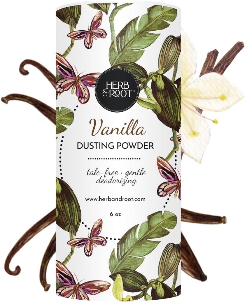 Lavender Talc-Free Dusting Powder With Arrowroot, Oats, Zinc & Magnesium - Soothing Body Powder For Women, Chafing & Deodorizing