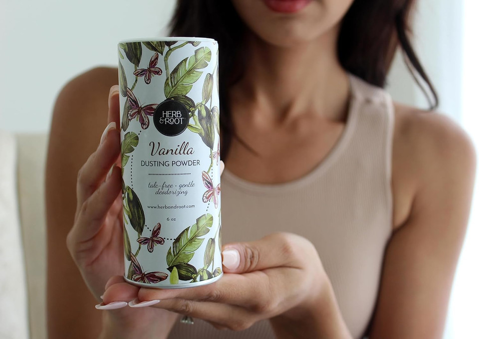 Lavender Talc-Free Dusting Powder With Arrowroot, Oats, Zinc & Magnesium - Soothing Body Powder For Women, Chafing & Deodorizing