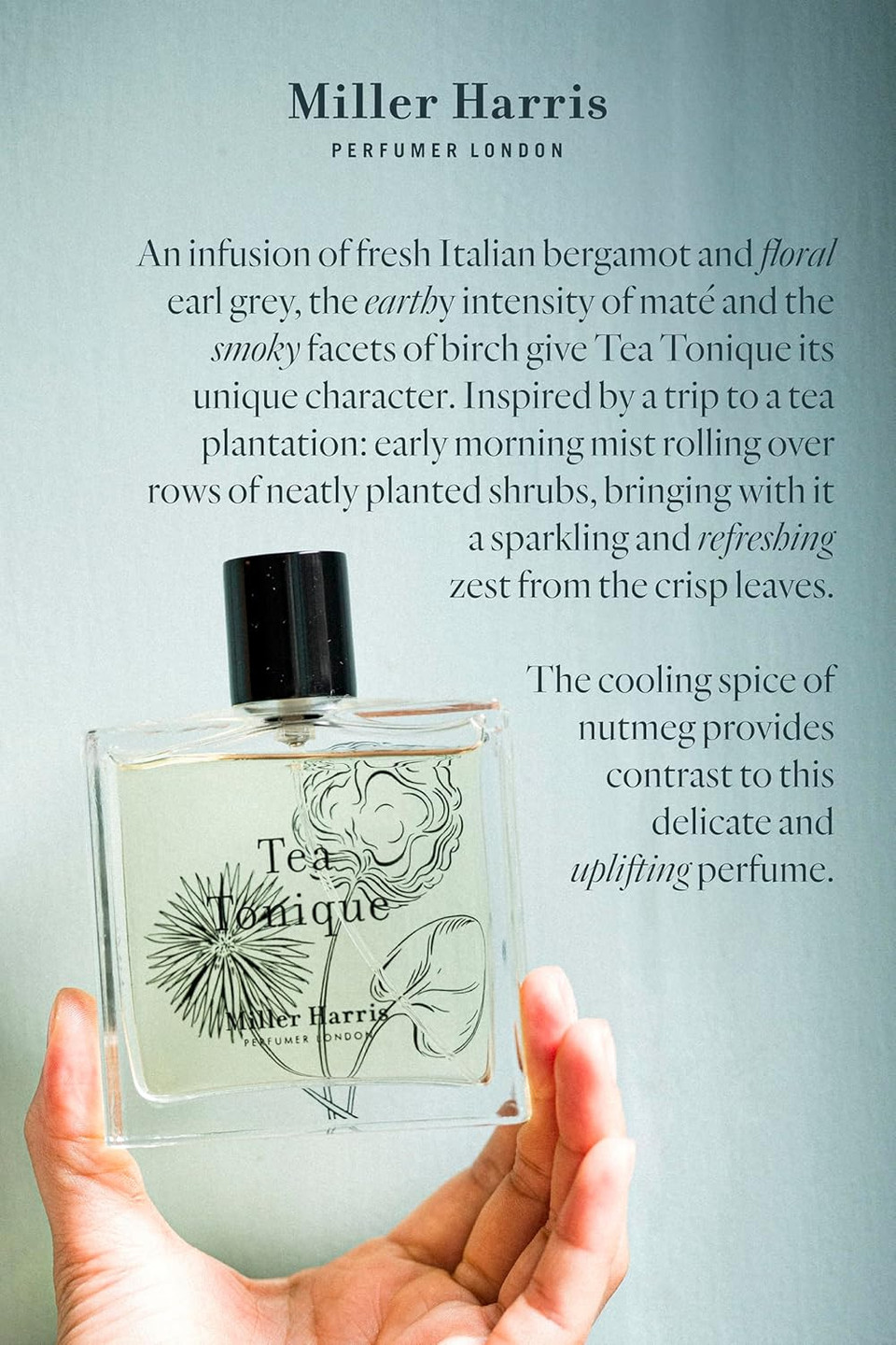 Miller Harris Tea Tonique Eau De Parfum | Tea, Citrus Perfume (3.4 Fl Oz)