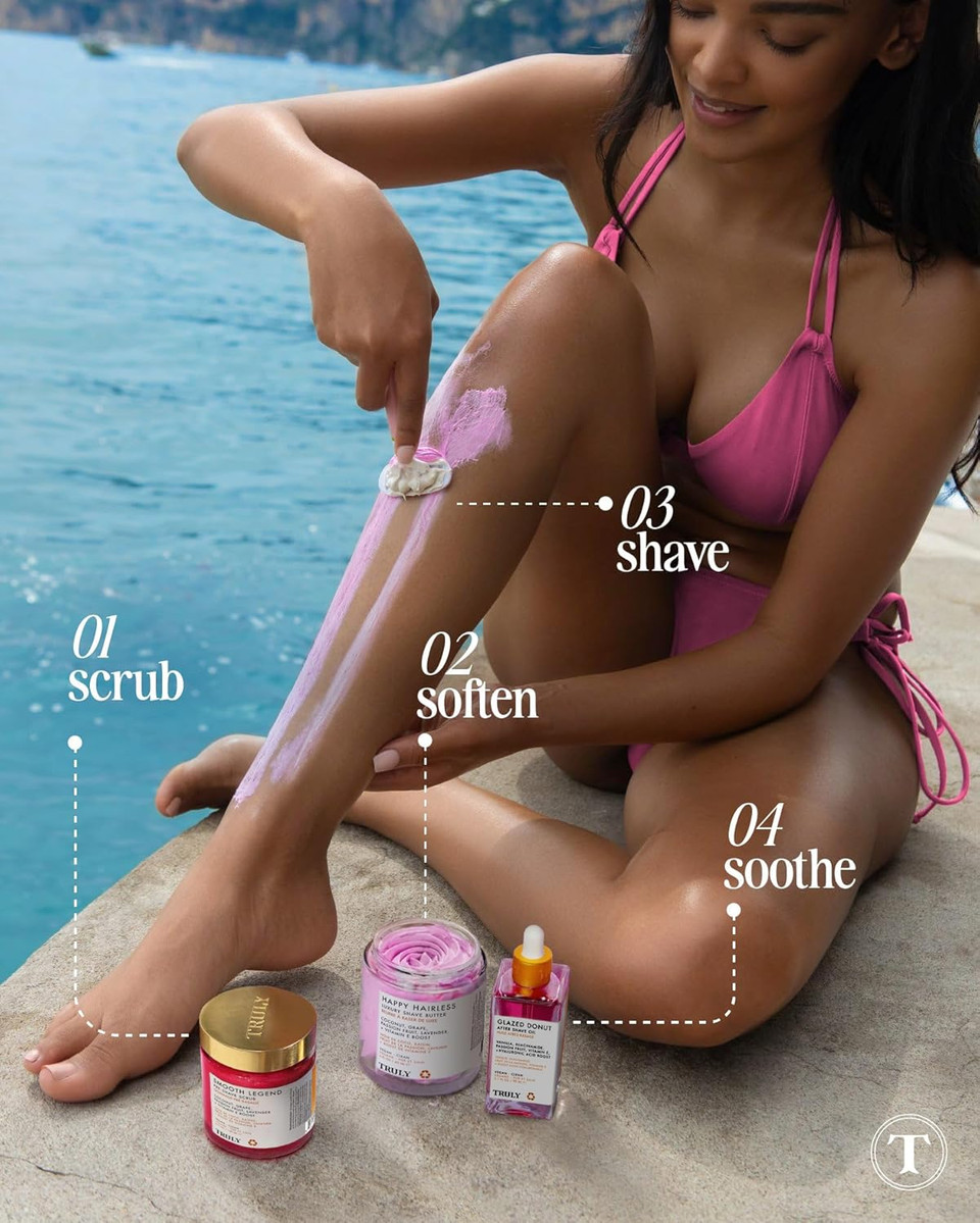 Truly Luxury Shave Set | The Ultimate Shaving Collection | For Smooth, Ingrown Free Skin