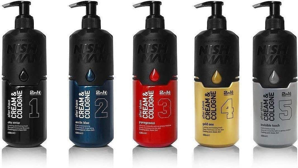 Nishman Cream & Cologne 2In1 Arctic Blue 02 400 Ml