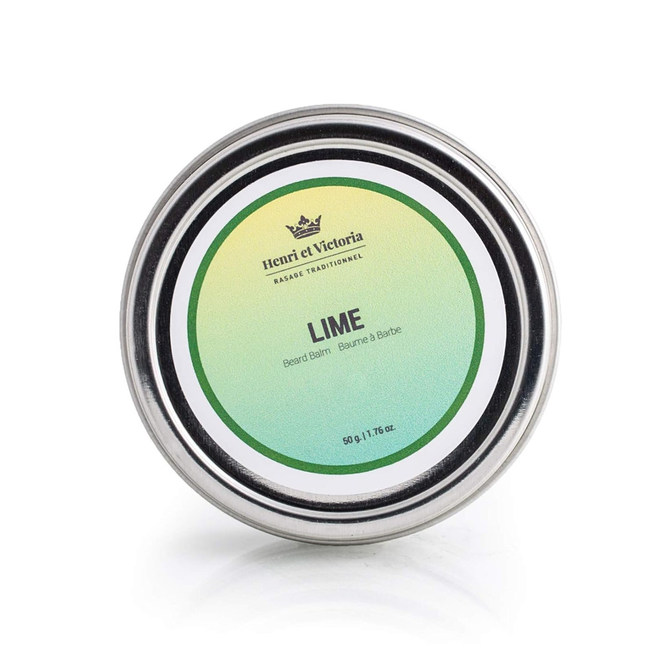 Lime Beard Balm Moisturizing, Non Greasy, Simple And Effective Ingredients | Hand Made | 50G