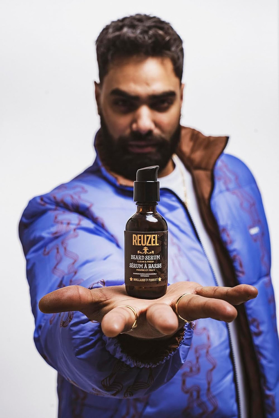 Reuzel Clean & Fresh Beard Serum, Hydrating, Non-Comedogenic, Natural, Non-Greasy Finish, For All Skin Types