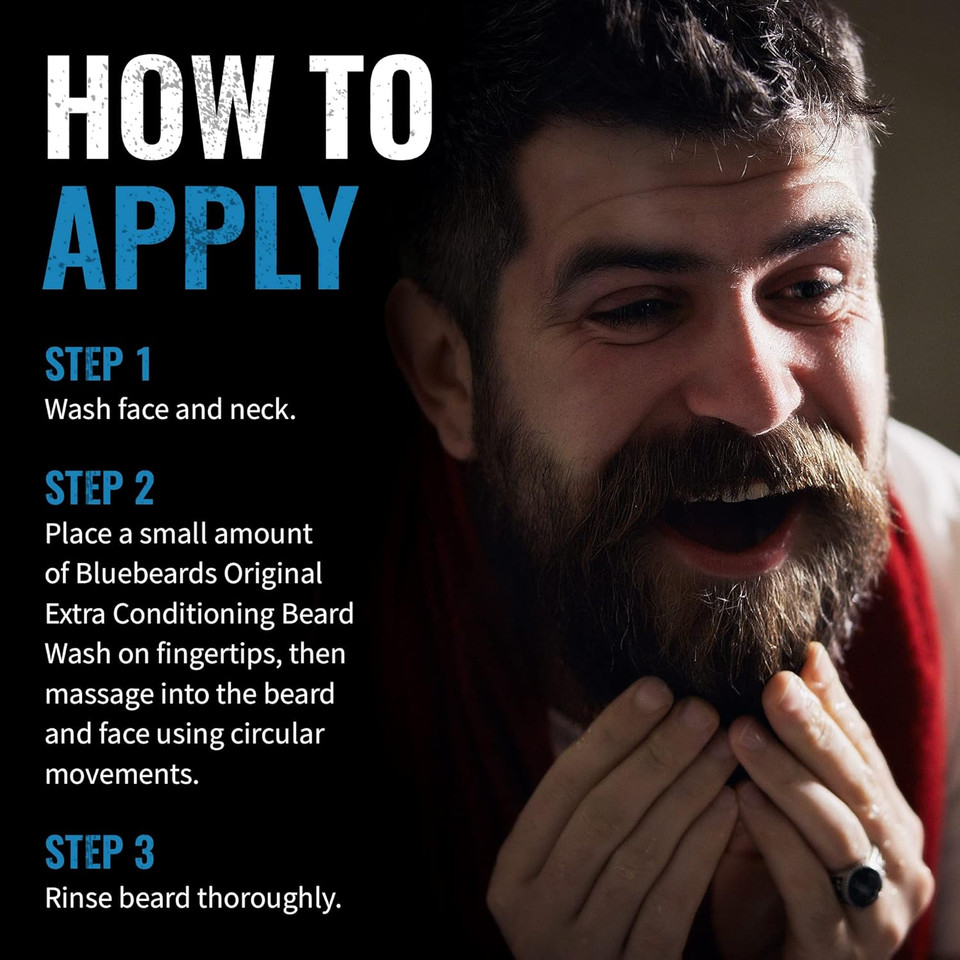 Fresh Mint Beard Care For Men, 8.5 Oz. - Natural Peppermint Oil Formula For Deep Cleansing, Softening, And Conditioning Beard And Skin - Made In Usa