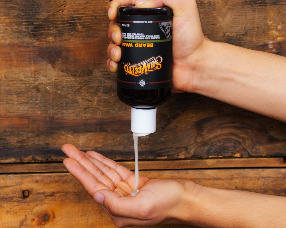 Suavecito Beard Wash Cleansing And Styling Beard Face Wash For Men (8 Ounce.)