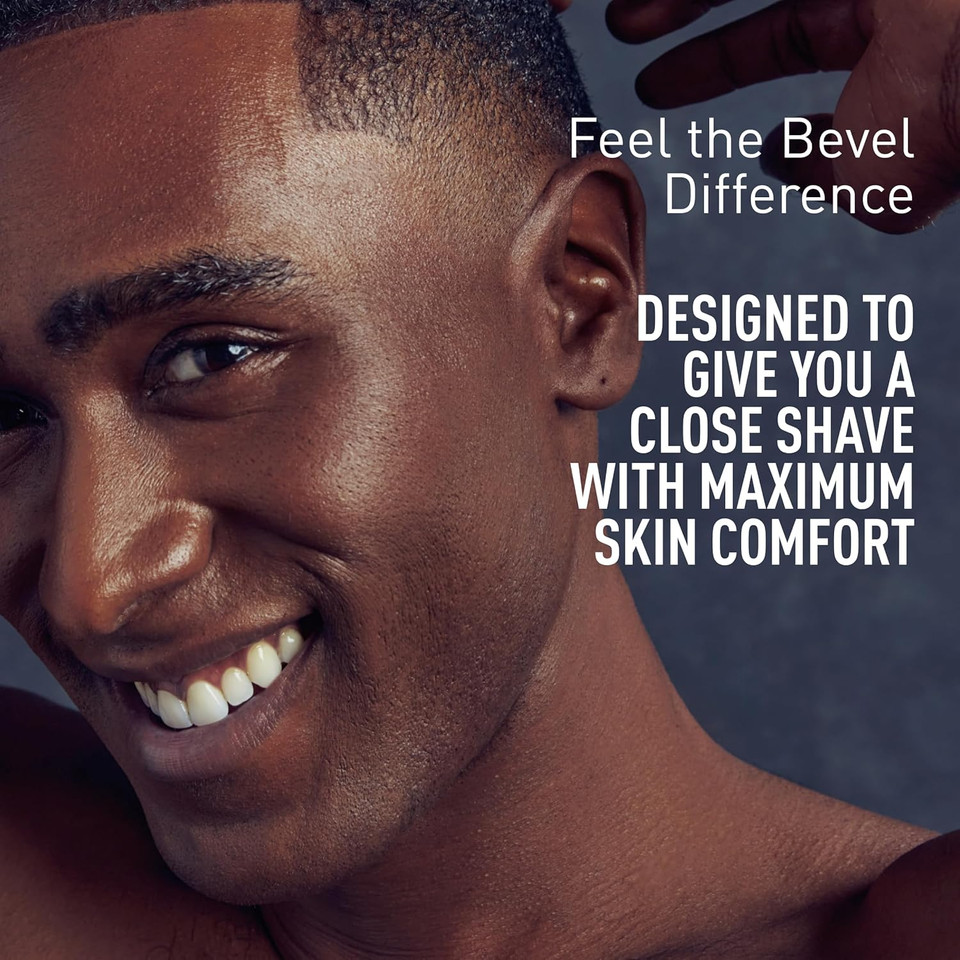 Bevel Electric Shaver For Men, Electric Foil Shaver, Wet And Dry Electric Razor, Waterproof, Fast Charging, Cordless Rechargeable, Black