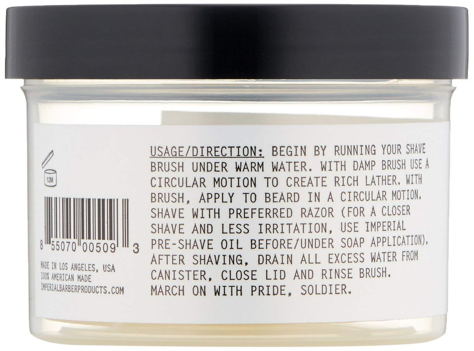 Imperial Barber Field Shave Soap Canister, 6.2 Oz
