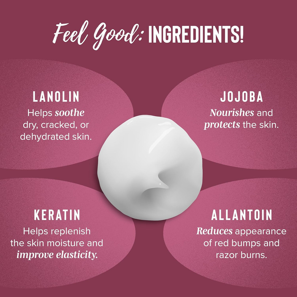 Coochy Shave Cream - Moisturizing Shave Lotion - Gentle Intimate Shaving Cream - For Bikini Area, Underarms, Legs & More - Rash-Free, Hydrating Formula - Island Paradise, 12.5 Oz