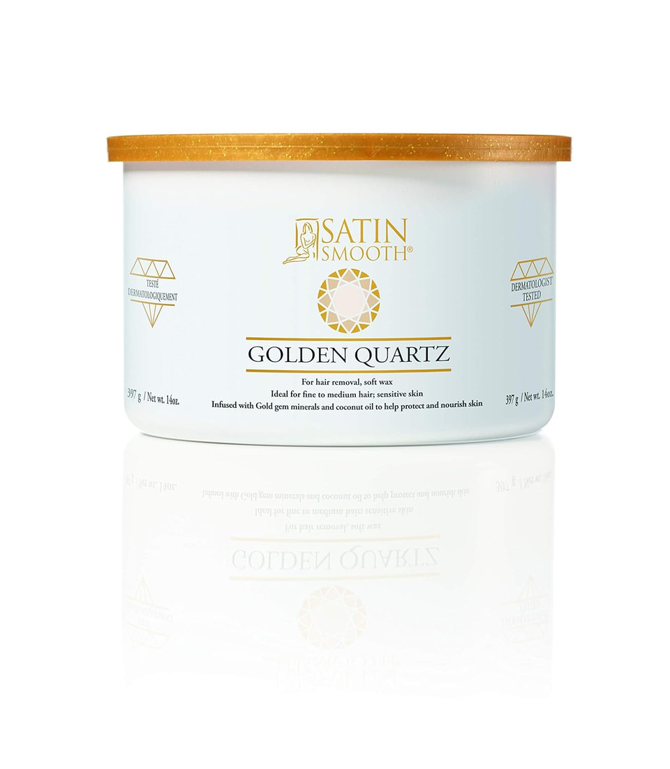 Satin Smooth Golden Quartz Hair Removal Wax 14Oz