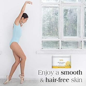 Gigi Honee Wax For Hair Removal, Mini Milk & Honey Wax - Effective Hair Removal Waxing For Smooth Skin, 5 Oz