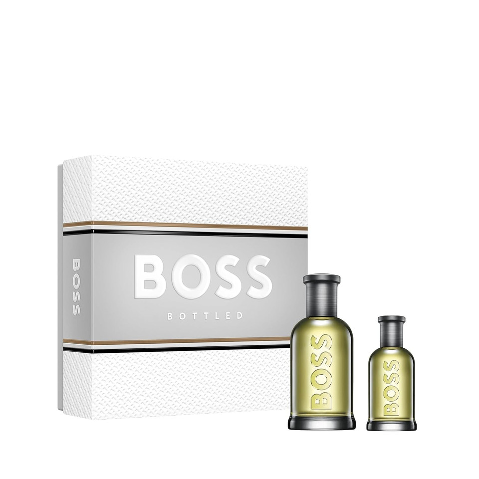 Hugo Boss Bottled Eau De Toilette  Woody Men'S Cologne  With Notes Of Apple, Cinnamon & Wood  Long Lasting Fragrance
