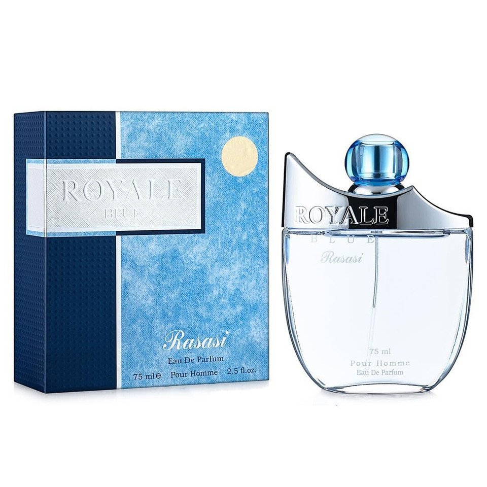 Rasasi Royale Blue Eau De Parfum Spray For Men, 2.5 Ounce