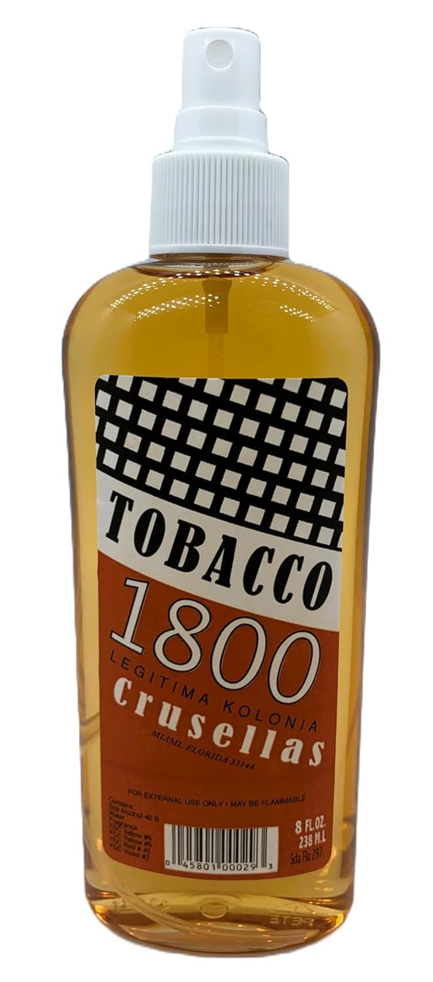 Legitima Kolonia 1800 Tobacco Pump Spray Cologne 8 Fl. Oz