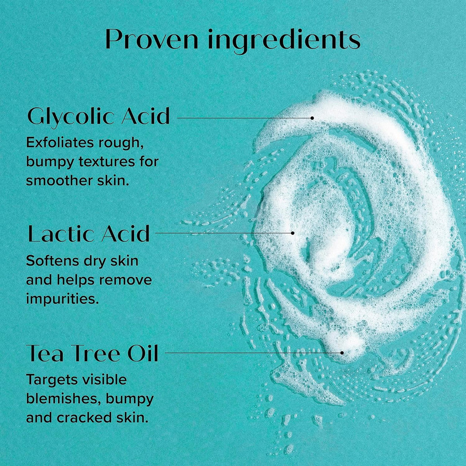 Medix 5.5 Glycolic Acid Exfoliating Face & Body Wash Cleanser + Argan Oil Moisturizing Body Cream Lotion 2Pc Skin Care Set | Alpha Hydroxy Acid & Lactic Acid Foaming Face Wash, 2Pc Set