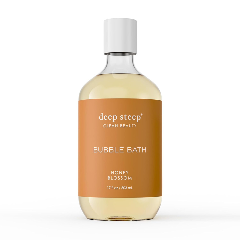 Deep Steep Bubble Bath, Coconut Lime, 17 Oz  Soothing Soak With Shea Butter, Argan Oil, Aloe Vera & Coconut Oil  Vegan, Sulfate-Free, Ph-Balanced Clean Beauty