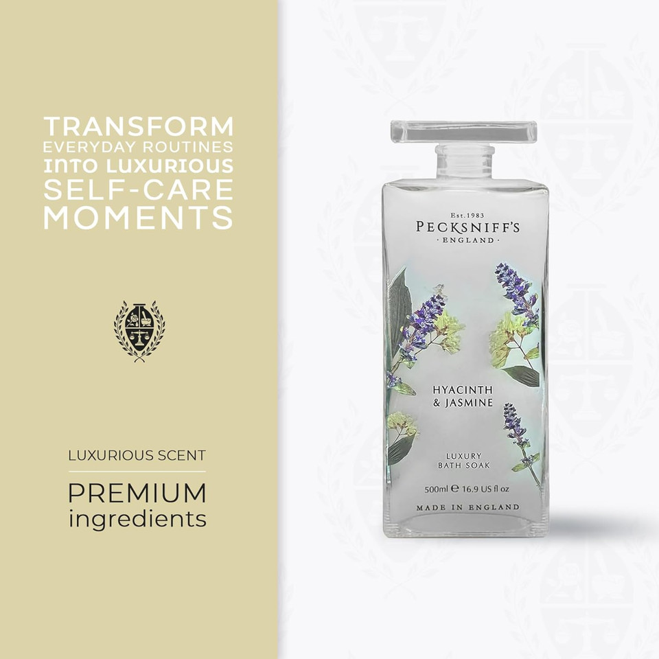 Pecksniff'S Aroma:Therapy Deep-Sleep Bath Soak Decanter | 500Ml/16.9 Fl Oz