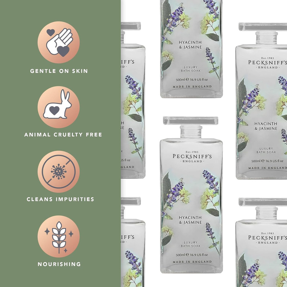 Pecksniff'S Aroma:Therapy Re-Covery Bath Soak Decanter | 500Ml/16.9 Fl Oz