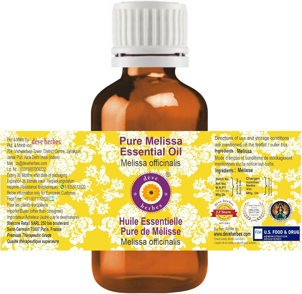 Dève Herbes Wormwood Essential Oil (Artemisia Absinthium) Pure | Non-Sticky | Non-Greasy | Lightweight | Men & Women | All Skin Types | Steam Distilled 15Ml (0.5 Oz)