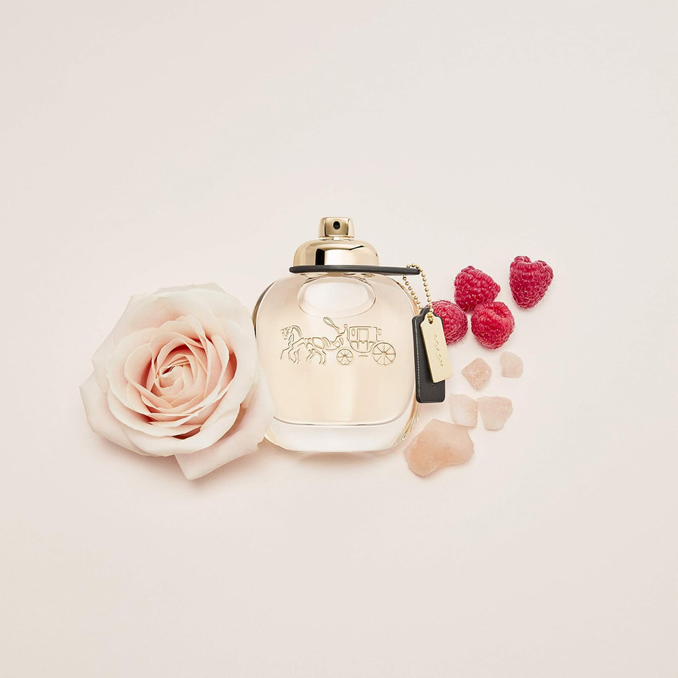 Coach Eau De Parfum - Long Lasting Fragrance With Notes Of Raspberry Leaves, Turkish Rose & Suede Musks - Floral & Fruity