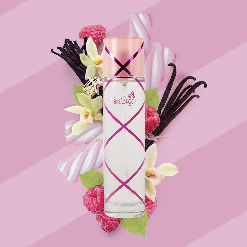 Pink Sugar Eau De Toilette Perfume For Women -Travel Size-Original Scent - Hints Of Vanilla & Caramel