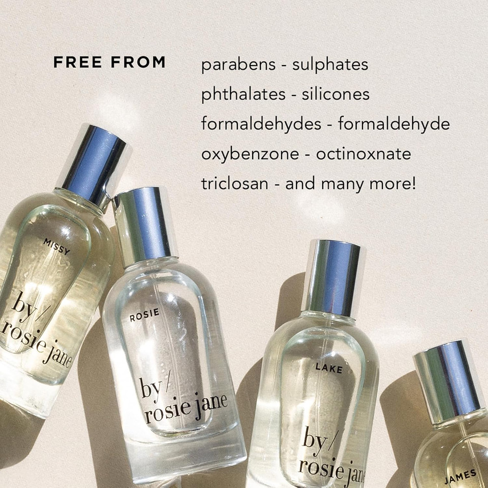 By Rosie Jane Travel Perfume Spray (Dylan) - Clean Perfume For Women - Non-Toxic Body Mist With Notes Of Bergamot Blossom, Guaiac Wood & Amber Silk - Paraben, Sulfate & Phthalate Free (10Ml)