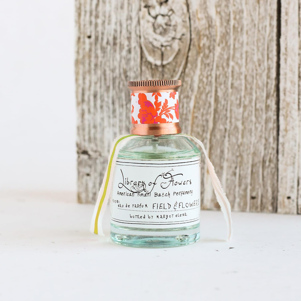 Library Of Flowers True Vanilla Eau De Parfum, 1.69 Fl. Oz.  Bergamot, Dark Vanilla & Amber  WomenS Perfume, Eau De Parfum Spray For Women, Perfume For Women