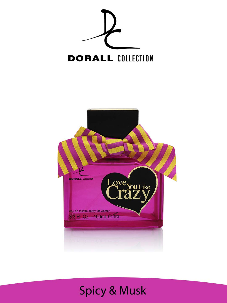 Love You Like Crazy By Dorall Collection, Eau De Parfum, 100 Ml Spray Perfume For Women