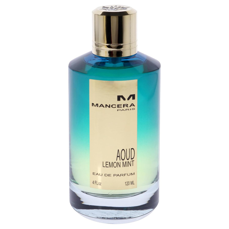Mancera Eau De Parfum Spray, Aoud Lemon Mint, 4 Fl Oz