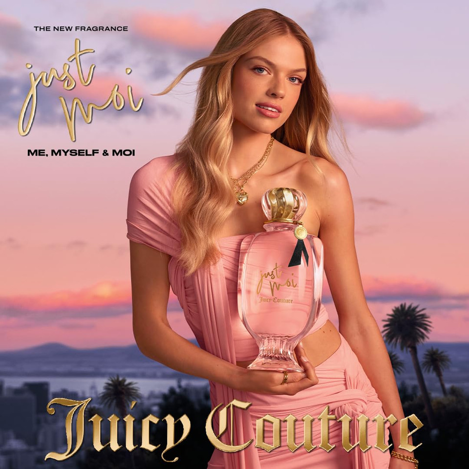 Juicy Couture Just Moi Eau De Parfum Spray For Women, Amber Vanilla Perfume With Cacao Blossom, Magnolia & Musk, Long-Lasting Scent