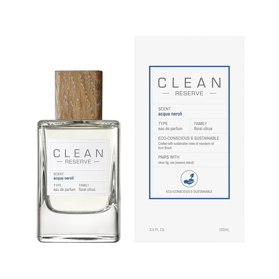 Clean Reserve Acqua Neroli Eau De Parfum | Eco-Conscious & Sustainable Spray Fragrance | Vegan, Phthalate-Free, & Paraben-Free