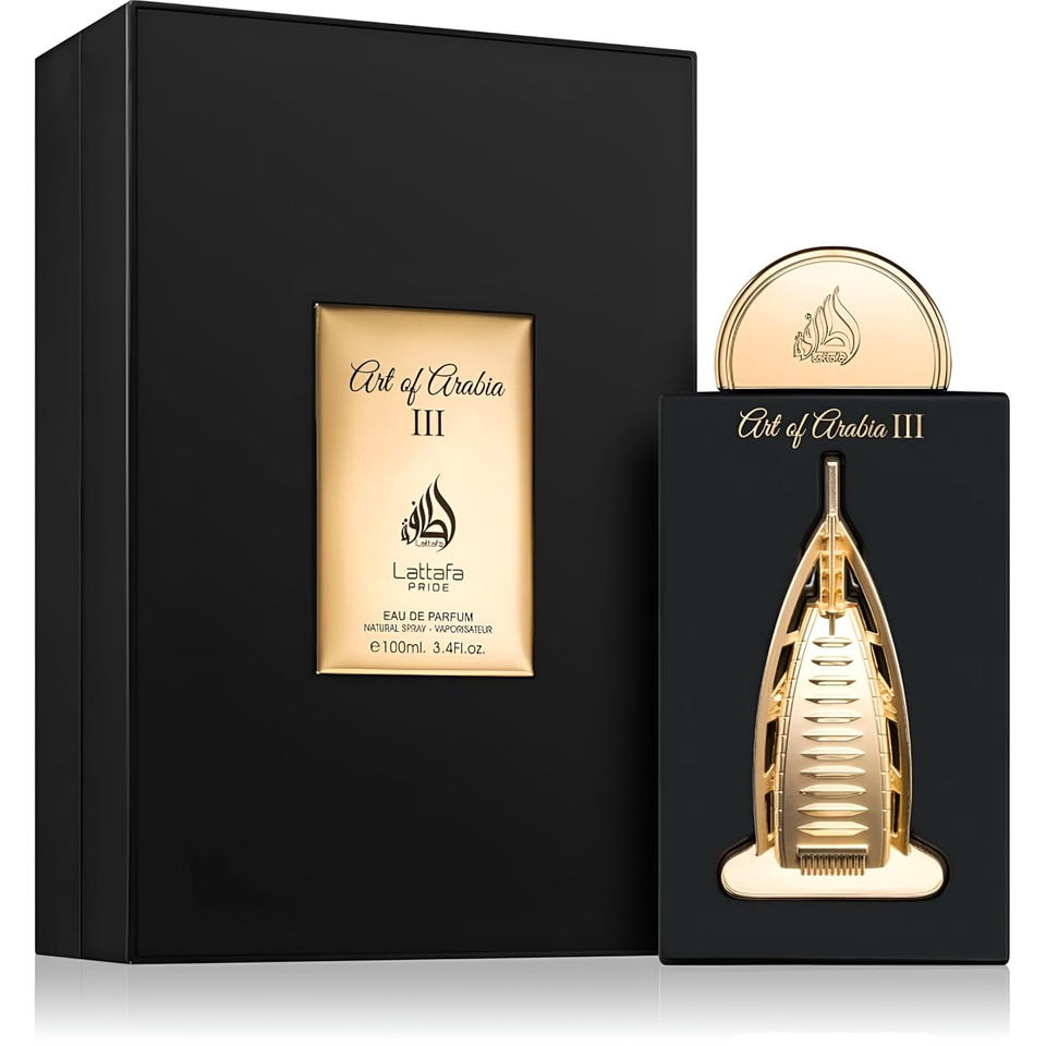 Lattafa Pride Art Of Arabia Iii Eau De Parfum Spray For Unisex, 3.4 Ounce
