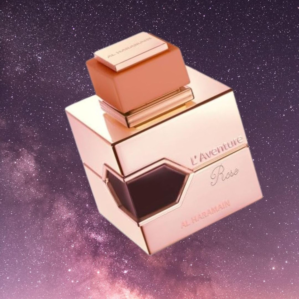 Al Haramain L'Aventure Rose - Arabian Perfume For Women - Long Lasting Floral Woody Musk Fragrance With Notes Of Rose, Jasmine, Amber And Musk - Arabic Eau De Parfum - 3.4 Oz Edp Spray