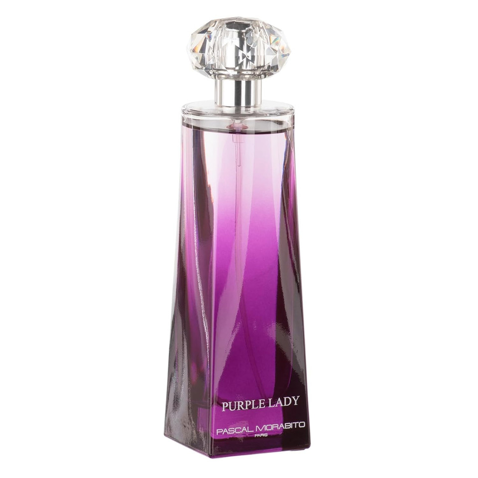 Purple Lady By Pascal Morabito - Eau De Parfum - Perfume For Women - Long Lasting Fragrance - Spray For Her With Notes Of Lemon, Vanilla, Orange Blossom & Cedar - 3.3 Oz